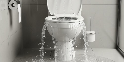 Rückstau durch Starkregen