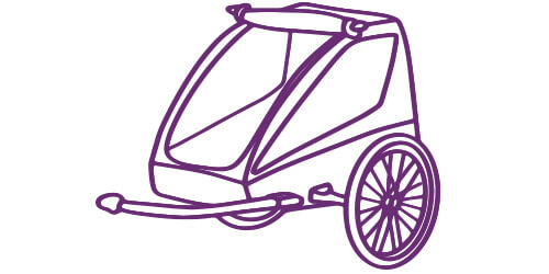 Fahrradanhänger und -zubehör